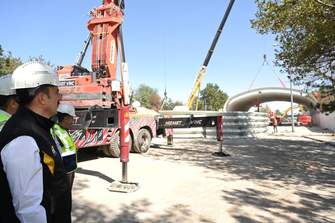 Konya’nın kilit kavşağında Türkiye’de bir ilk deneniyor 9